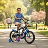 2025/12/1000662313.jpg Children’s 16” Bike with Basket & Training Wheels- Blue