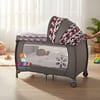 pP Mama Kids Baby Travel Cot with Mosquito Net | Portable Foldable Baby Playpen