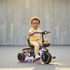 pPP (44) Baby Kids Tricycle with , Comfortable Seat & Basket-Blue