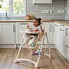 Baby High Chair with Wheels & Removable Tray | Adjustable Infant Feeding Chair
