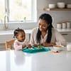 lifestyle-shot-cf3d228c-47f8-4ce5-bacb-b863d219e19c Silicone Suction Divided Baby Feeding Plate 2-Section