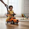 car (2) Kids Push Ride-On Car with Parent Handle | Toddler Ride-On Toy Car with Safety Guard - Yellow 1-3 Years