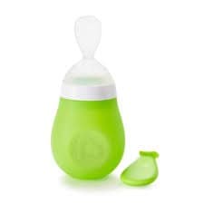 images (45) Munchkin Squeeze Baby Food Feeder 1 Pack – BPA Free Infant Feeding Spoon Bottle-Green