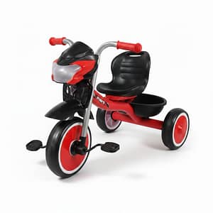 2025/12/1000662151.jpg Children’s Kids Pedal Tricycle with Music & Headlight – Red