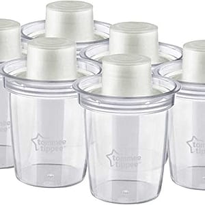 61pLqqKKBML._AC_SX679_PIbundle-6,TopRight,0,0_SH20_ Tommee Tippee Breast Milk Storage Pots 6 Pack – BPA-Free Baby Food & Milk Storage Containers with Lids