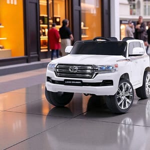 12V Toyota Mimic  Land Cruiser Kids Electric Ride-On Car – LED Lights, Music & Remote Control