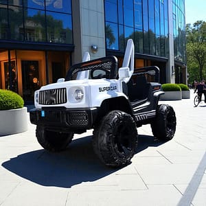 12V Kids Electric G-Wagon Jeep – Off-Road Ride-On Car with Remote Control & LED Lights