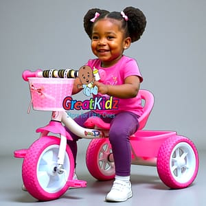 Photoroom-20250917_100315092 (1) Kids Tricycle with Seat & Storage Basket – Blue | Toddler Pedal Bike