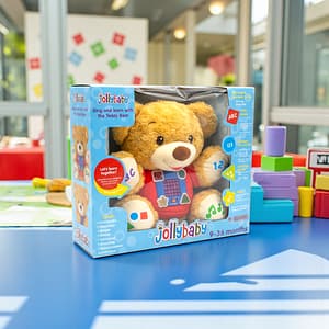Photoroom-20251016_074200_17 Jollybaby Sing & Learn Educational Teddy Bear – Musical ABC & 123 Interactive Toy (9–36 Months)