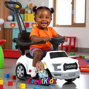 Kids Push Ride-On Car with Parent Handle | Toddler Ride-On Toy Car with Safety Guard