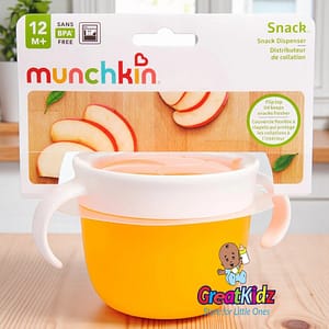 d764eae5448b2b Munchkin Spill Proof Snack Catcher Cup for Toddlers – Easy Grip Handles