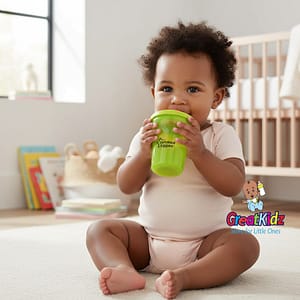 pP (49) Tommee Tippee First Sips Trainer Cup – Soft Spout, Spill-Proof Baby Cup