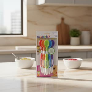 Munchkin Soft-Tip Infant Spoons (6 Pack) – BPA-Free Baby Feeding Spoons