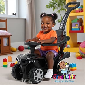 2026/03/1000569995.png Kids Push Ride-On Car with Parent Handle | Toddler Ride-On Toy Car with Safety Guard - 1-3 Years