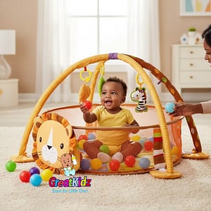 pP (4) Baby Activity Gym & Ball Pit – Grow-With-Me Play Mat (0+ Months)