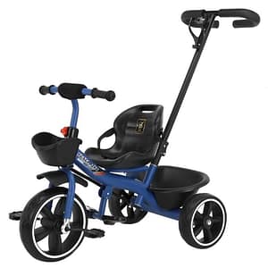 2026/07/1000662282.jpg Push Handle Baby Tricycle with Parent Control & Storage Basket 1-4 Years