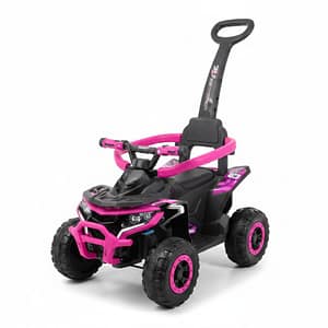 Kids Push Ride-On ATV Quad Bike with Parent Handle