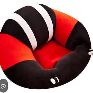 IMG-20260729-WA0010 Baby Nest Lounger Cushion – Red and black Print Newborn Baby Resting Nest