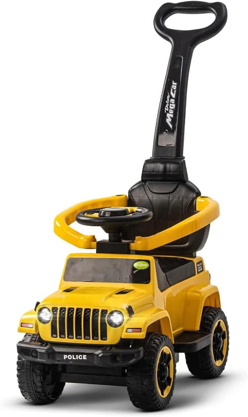 61iBhyAH2FL._AC_SL1482_500x Kids Push Car with Parent Handle & Safety Guard – Jeep Ride-On Car with Lights & Steering Wheel | Toddler Push Along Car in 1-4 Years