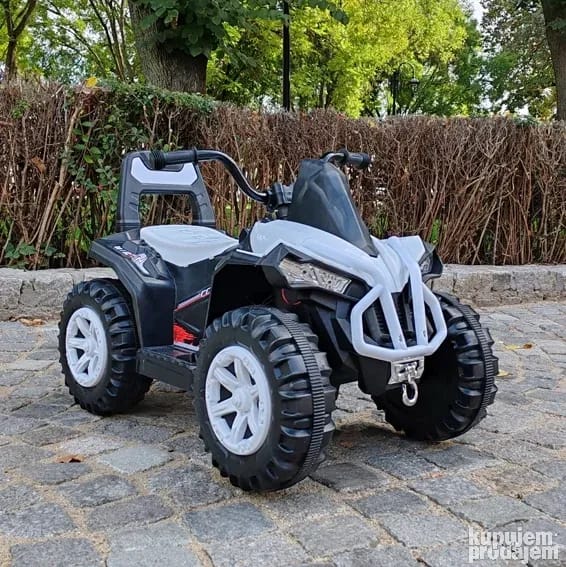 Children’s 6V Battery Powered Quad | Easy-to-Ride Mini ATV-White