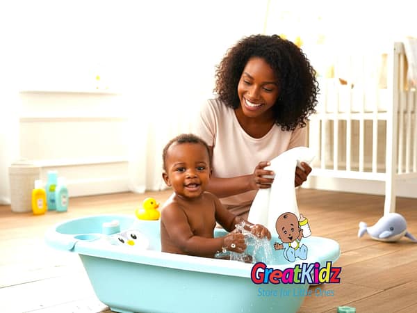 Lll (72) Baby Bathtub Basin with Built-In Support for Easy Bathing