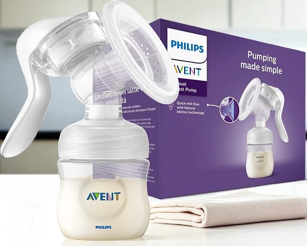 Philips_Avent_Manual_Breast_Pump (5) (1) Philips Avent Manual Breast Milk Pump – Comfortable & Portable