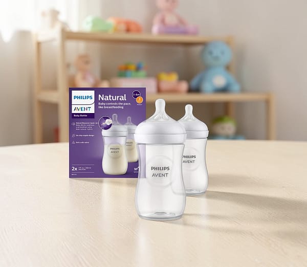 Philips Avent Natural Baby Bottles 260ml (2 Pack) – BPA-Free Anti-Colic Newborn Feeding Bottles Uganda