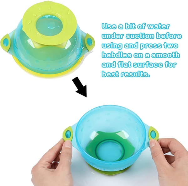 6153sM GiFL._AC_SL1500 Nuby Stackable Suction Bowls for Babies | BPA-Free Baby Feeding Bowls Set