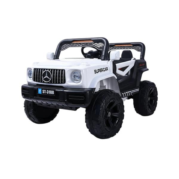 2025/12/1000650509.jpg 12V Kids Electric G-Wagon Jeep – Off-Road Ride-On Car with Remote Control & LED Lights