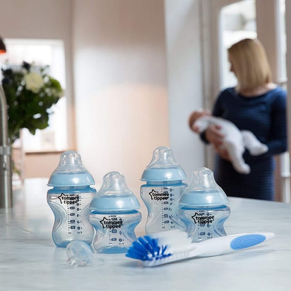 81woVIPTGfL._SL1500 Tommee Tippee Baby Feeding Bottle Gift Set + Pacifier & Cleaning Brush