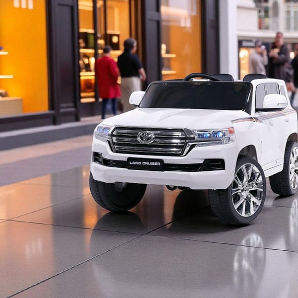 12V Toyota Mimic  Land Cruiser Kids Electric Ride-On Car – LED Lights, Music & Remote Control