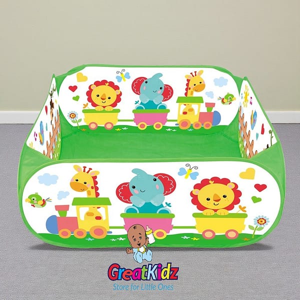 Hf76537d3700d4654ae42f94bf17245e (1) Kids Ball Pool Playpen with Colorful Balls – Indoor Fun