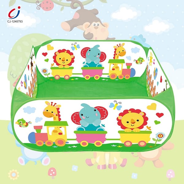 Hf76537d3700d4654ae42f94bf17245e Baby Ball Pool Play Tent with 40 Colorful Balls