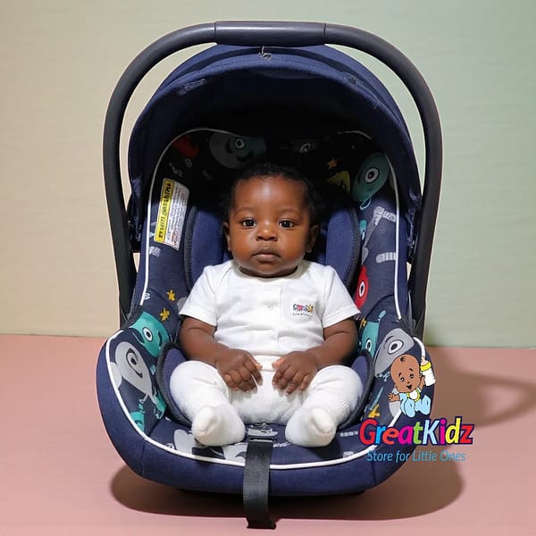 Portable Newborn Travel Car Seat with Canopy & Carry Handle