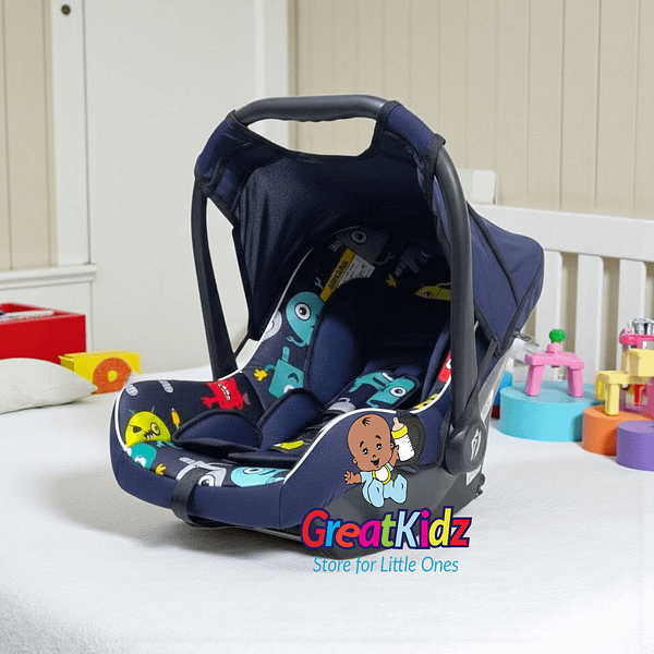 Portable Newborn Travel Car Seat with Canopy & Carry Handle