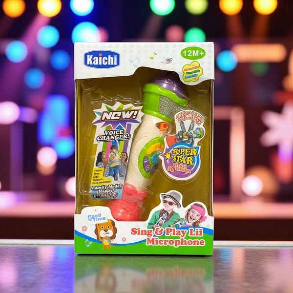 Kaichi Sing & Play Lil’ Microphone – Musical Baby Microphone With Voice Changer (12M+)
