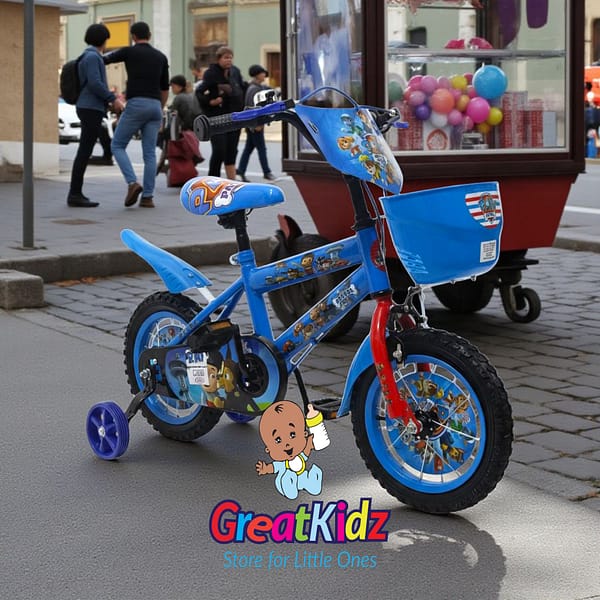 Photoroom-20251021_212737242 (2) Toddler beginner bicycle with basket-Blue