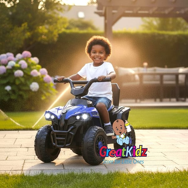 Kids 6V Ride-On Quad Bike – Beginner-Friendly Electric ATV