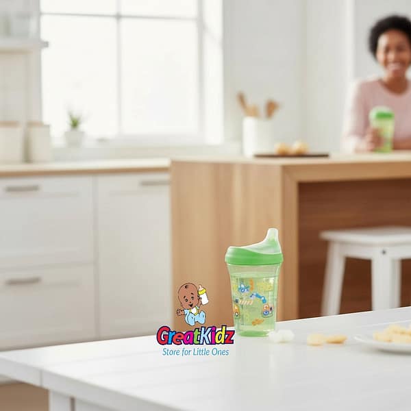 Nuby Thirsty Kids Cool Sipper Cup 18+ Months – Soft Silicone Spout