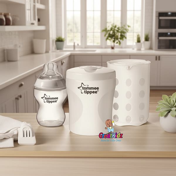 Tommee Tippee Infant Bottle Steriliser with Baby Bottle