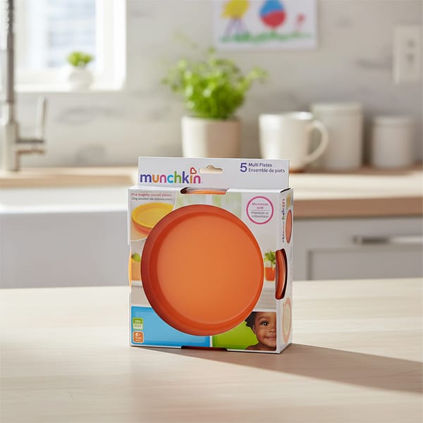 Munchkin Non-Slip Baby Plate for Weaning & Self-Feeding