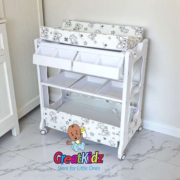 2026/03/1000569153.png Baby Changing Table with Storage & Bath Basin Station – Nursery Organizer Unit