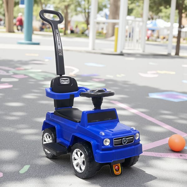 Kids Push Ride-On Car with Parent Handle | Toddler Ride-On Toy Car with Safety Guard