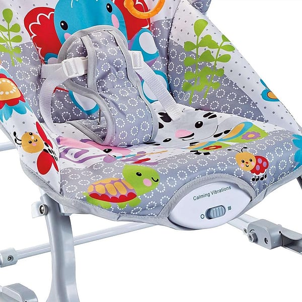 baby-rocker-chair-baby-bouncing (3) Baby Infant Rocker Chair with Toy Bar & Vibration