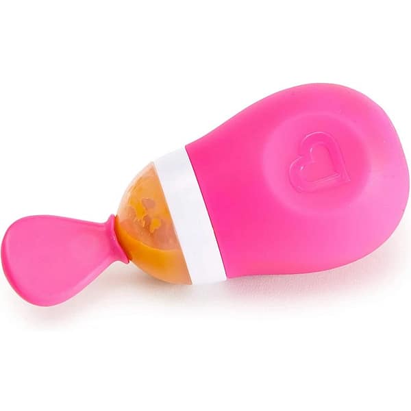 16638387531247014944-800x800 Munchkin Squeeze Baby Food Feeder 1 Pack – BPA Free Infant Feeding Spoon Bottle-Pink