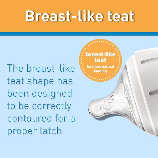 71qpHyK8k L._AC_SL1500 Dr Brown’s Anti-Colic Baby Bottles 250ml – Natural Flow BPA-Free Newborn Feeding Bottle Set (2 Pack)