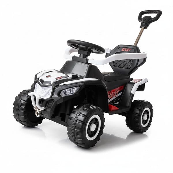 Kids Push Ride-On ATV Quad Bike with Parent Handle