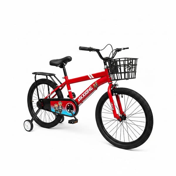 Product Beautifier-b735c69b-094f-48c4-8d50-6a258d4d618b 20 Inch Kids Bicycle with Training Wheels, Front Basket & Rear Carrier