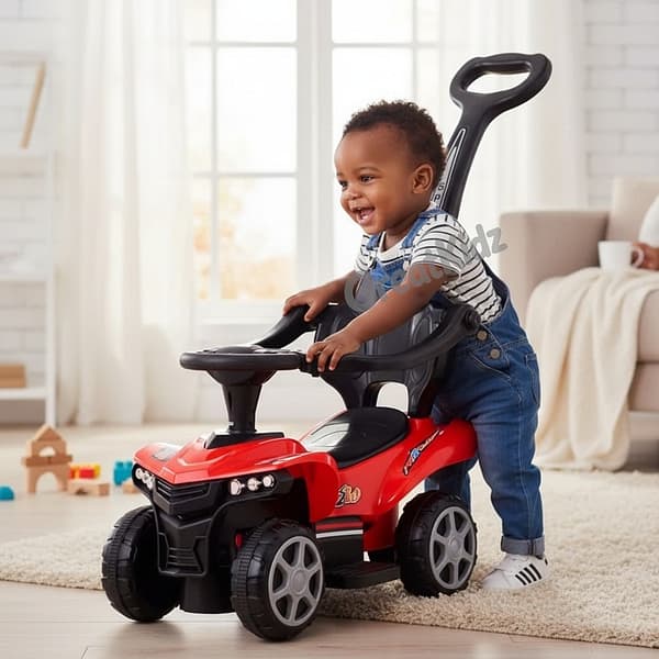 car (7) Kids Push Ride-On Car with Parent Handle | Toddler Ride-On Toy Car with Safety Guard - 1-3 Years (Copy)