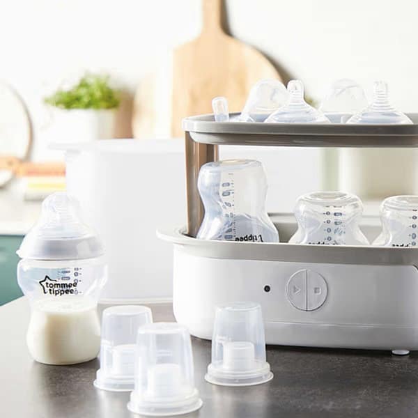 0_TOmmee-Tippee-Electric-Steriliser-r Tommee Tippee Super Steam Electric Steam Steriliser – Fast Baby Bottle Sterilizer for All Bottle Brands Baby Feeding Essentials